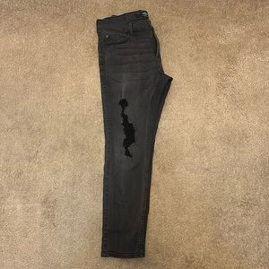 Denim Hollister Skinny Jeans W\ Rips